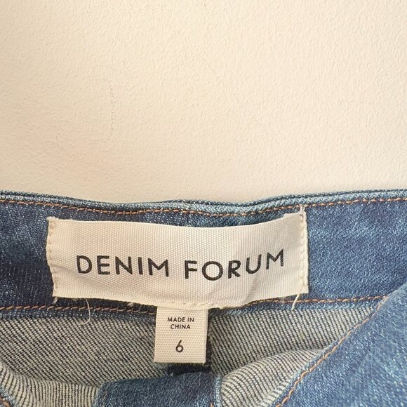 Aritzia Denim Forum Jaclyn Dress Button Front Denim Size 6 - Picture 6 of 7